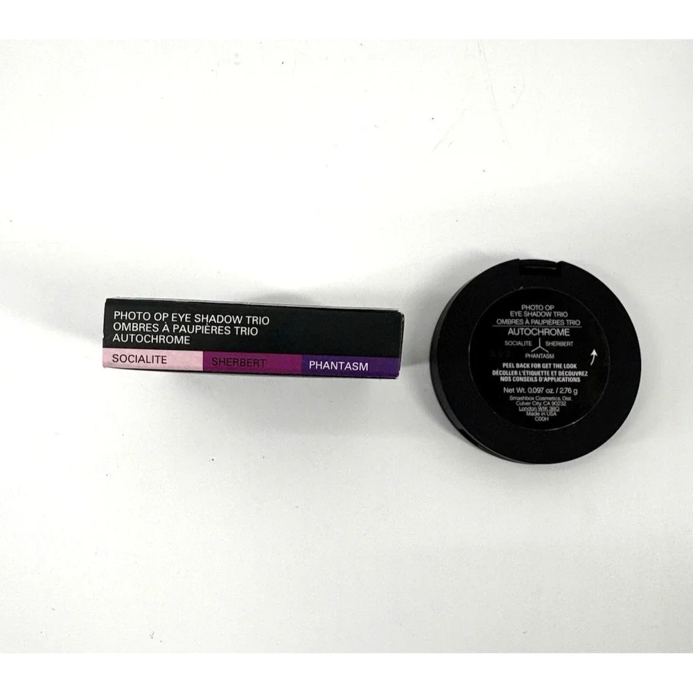 Smashbox Photo Op Eye Shadow Trio AUTOCHROME NIB Discontinued Pink Purple